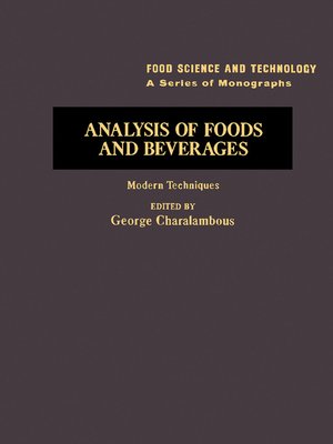 cover image of Analysis of Foods and Beverages